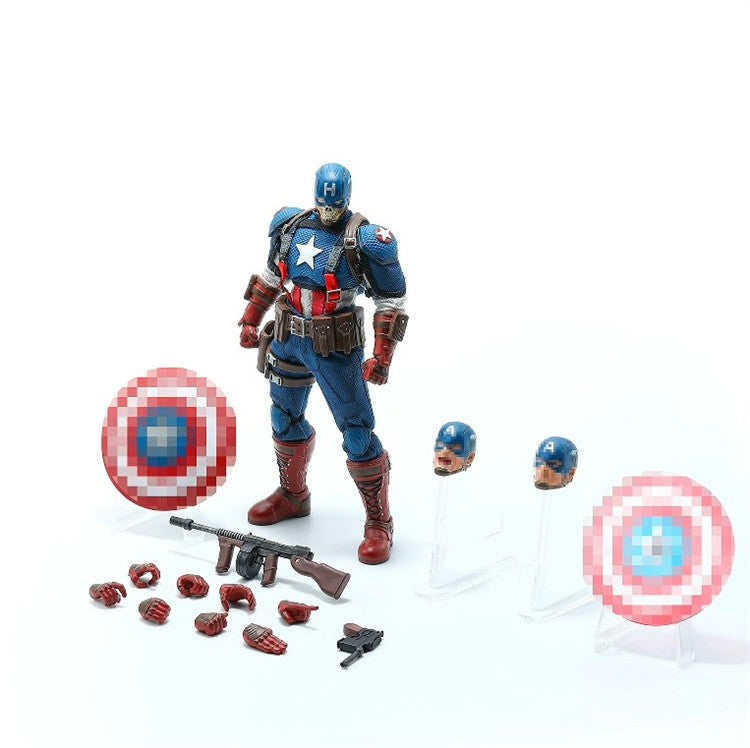 Original Joy Man Toys Captain American Soul War Hero Action Figure 1/12 Scale Collectible JMToys JM003 Kid Toy Boy Birthday Gift