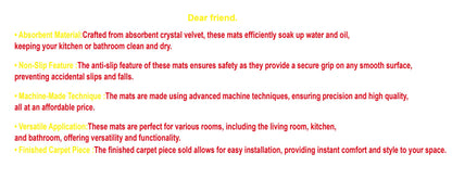 VIKAMA Silk Wool Rugs Women's Room Rug Floor Mats Room Carpet Bedroom Foot Bed Sleeping Room Rugs Mats In The Bedroom