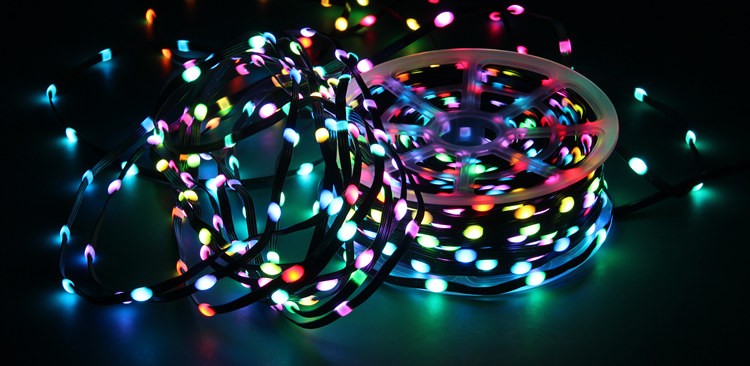 New 12V WS2815 Seed Pixel Light 4 Wires with Backup Data Wire Individually Addressable RGB Fairy Lights Ramadan Decorations 2026