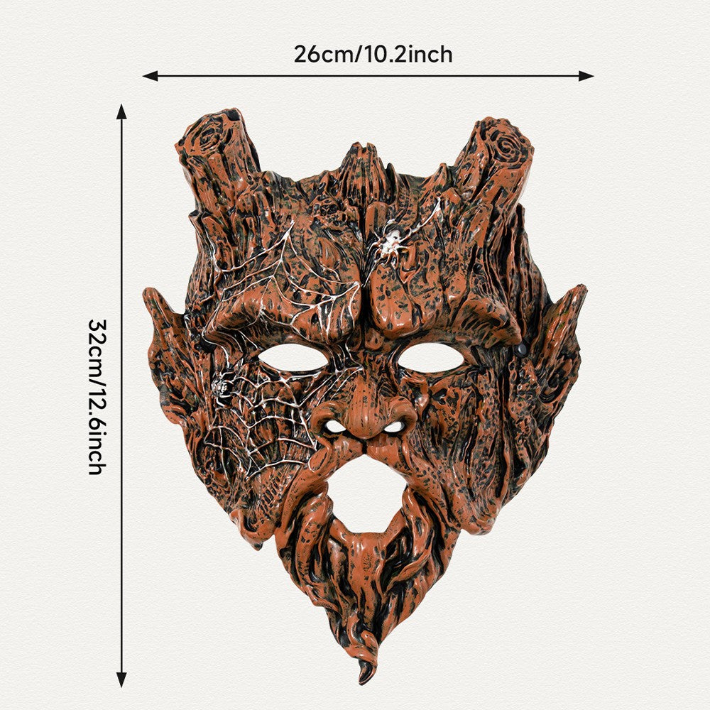 Tree Spirit Mask Scary Forest Spirit Mask Tree Ghost Halloween Cosplay Masquerade Carnival Costume Prop Bosgeest Masker