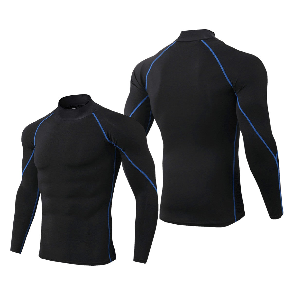 Men's Running Compression T-Shirt Quick Dry Gym Training Fitness Bodybuilding Undershirt Sports Wear Male Compression Tops