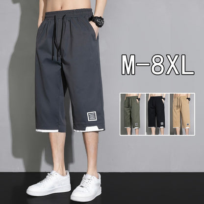 Plus Size Large Men's Shorts 2025 Summer New Trendy Loose Men's Sports and Casual Pants Jorts Baggy Cargo Mens Luxury Brands Man