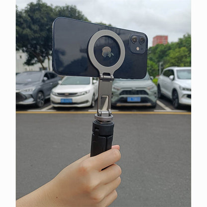 2025 Magnetic Cold Shoe Phone Holder Adapter with 1/4" Screw Magsafe Phone Tripod Mount for iPhone 16-12 DSLR Camera Monitor