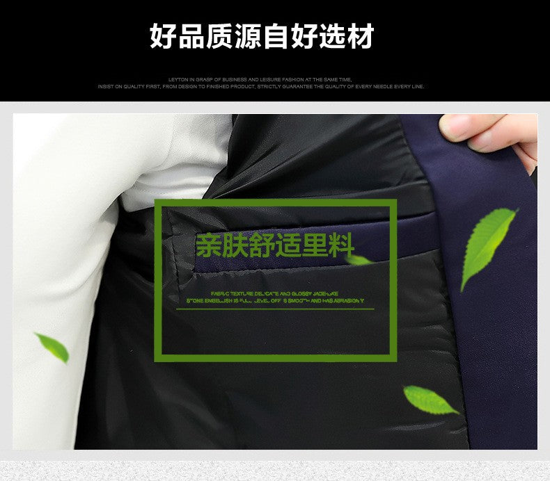 2025 Men's Autumn Casual No Slit Printing Leisure   blazer