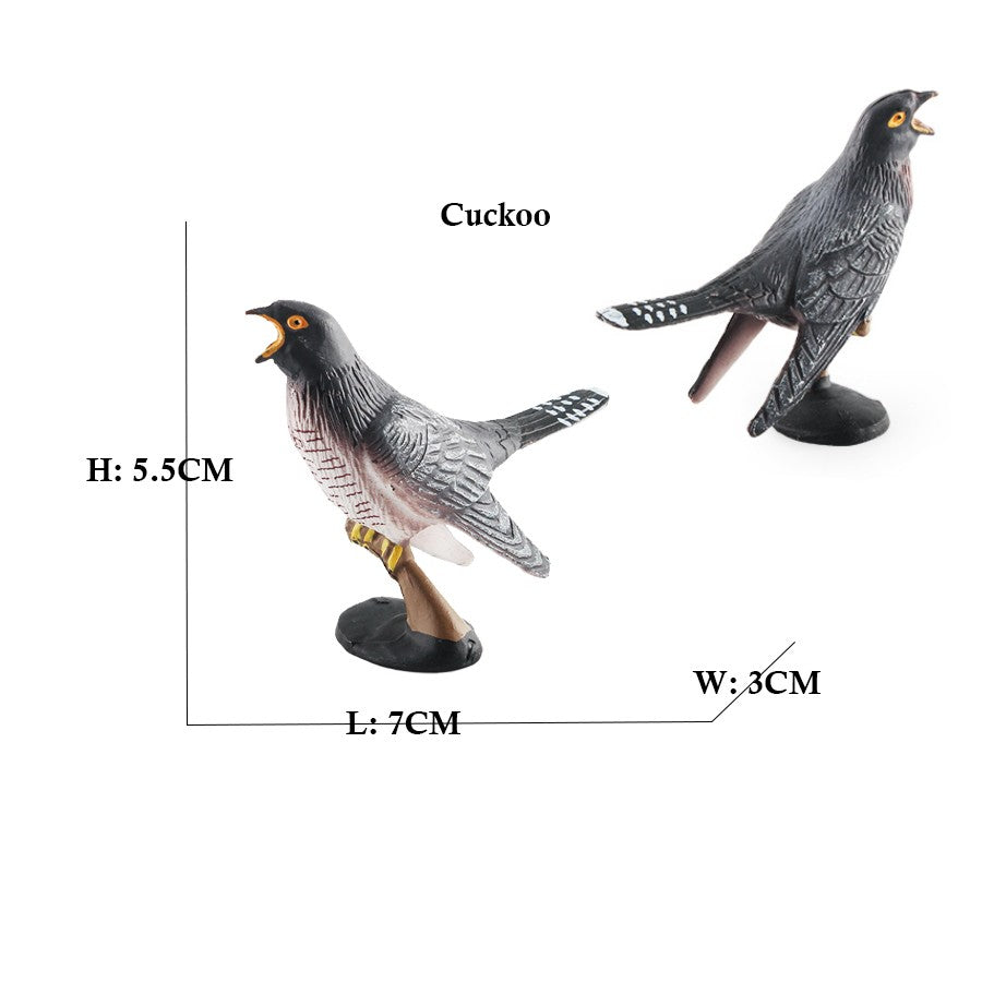 Coruja Flamingo Peru Tucano Seahawk Modelo Animais Estatuetas Plástico Pássaro Brinquedo Boneco de Ação Aventuras na Selva Presentes para Crianças Zoológico da Floresta