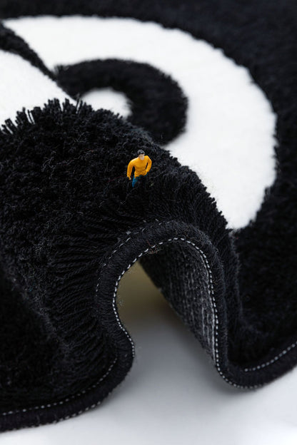 LAKEA Halloween 8 Ball Rug Indoor Home Decoration Spooky Halloween Gifts 8 Ball Accent Round Tufting Soft Rug Horror Movie Mat