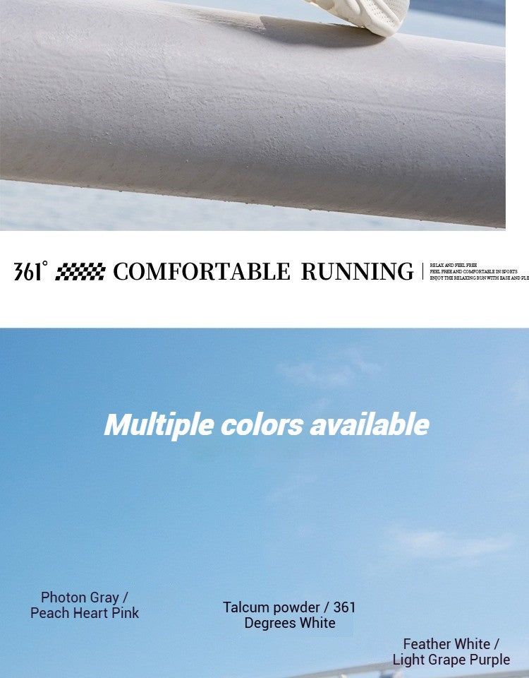 361 Degrees Women's Sneakers Retro Platform Sole Breathable Mesh All-Day Comfort Lightweight  Fitness Female Sneakers 682522230