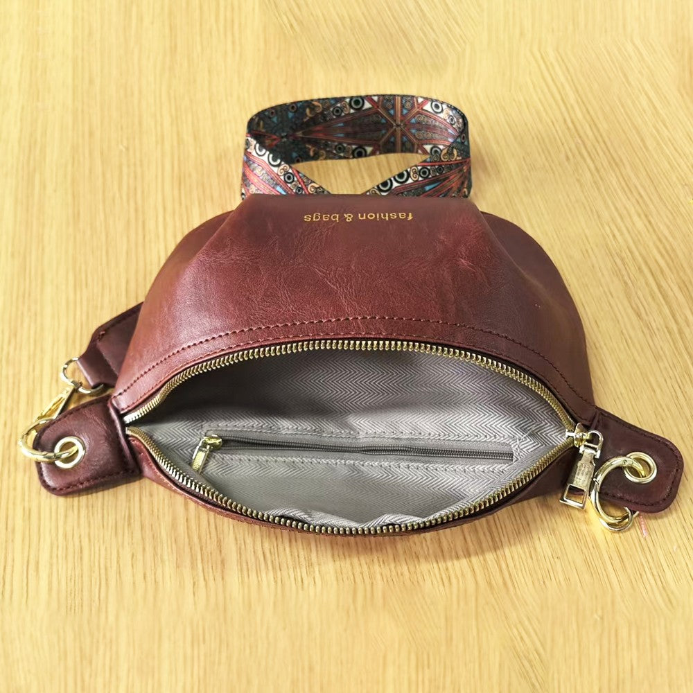 Fashionable New Women's Bag, Simple and Stylish Women's Casual Chest Bag, Waist Bag, Single Shoulder Crossbody Bag