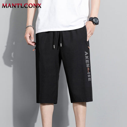 Fashion Casual Board Shorts Men's Shorts Summer Quick Dry Stretch Shorts for Men Jogging Running Short Pants Male Bottom Black