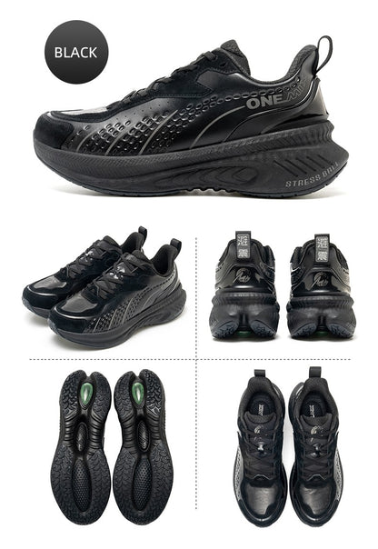 Tênis de Corrida de Treino de Inverno ONEMIX 2025 para Homens Tênis Esportivos de Couro Quente Resistente ao Desgaste Feminino Tênis de Caminhada para Corrida