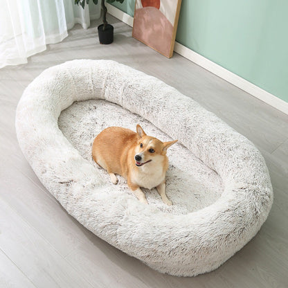 Cama de Inverno Quente para Animais de Estimação, Removível e Lavável, Sofá Grande para Cães, Almofada Preguiçosa para Animais, Cama para Cães, Ninho para Gatos