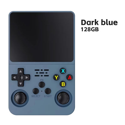 R36S Original Retro Handheld Game Player Arkos System 3.5" IPS Screen Portable 64/128GB Hall Effect Emulator Wireless Gamepad