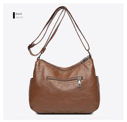 New Arrival Crossbody Shoulder Bag Soft Washed Leather Women's Mini Bag Versatile Handbag