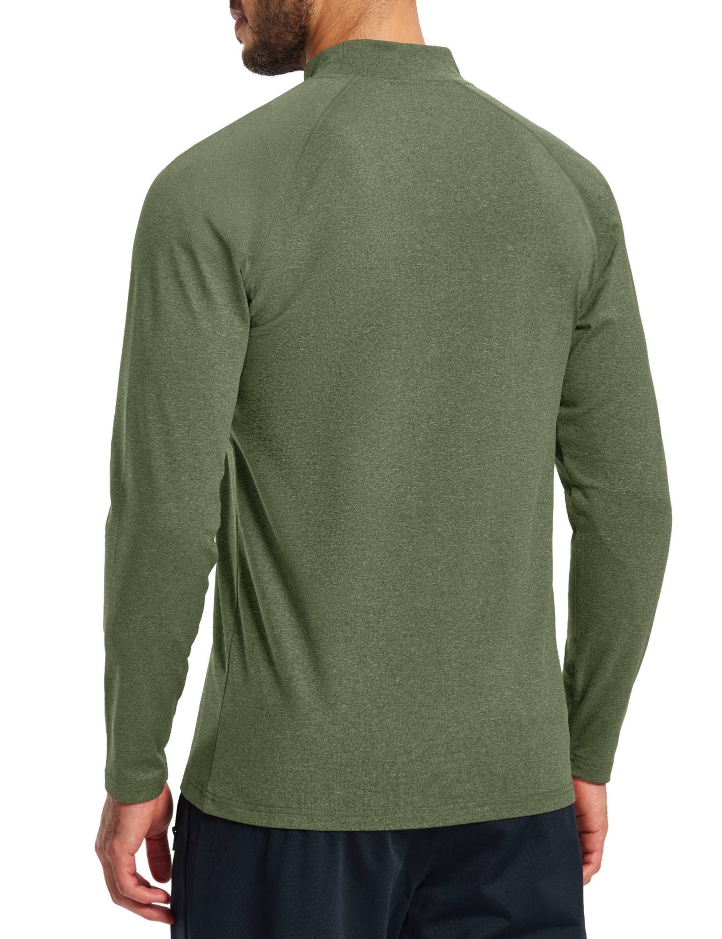 TACVASEN Men's Thermal Shirts Long Sleeve Micro-fleece Fleece Lined Base Layer Undershirts Athletic Warm Winter Workout Top