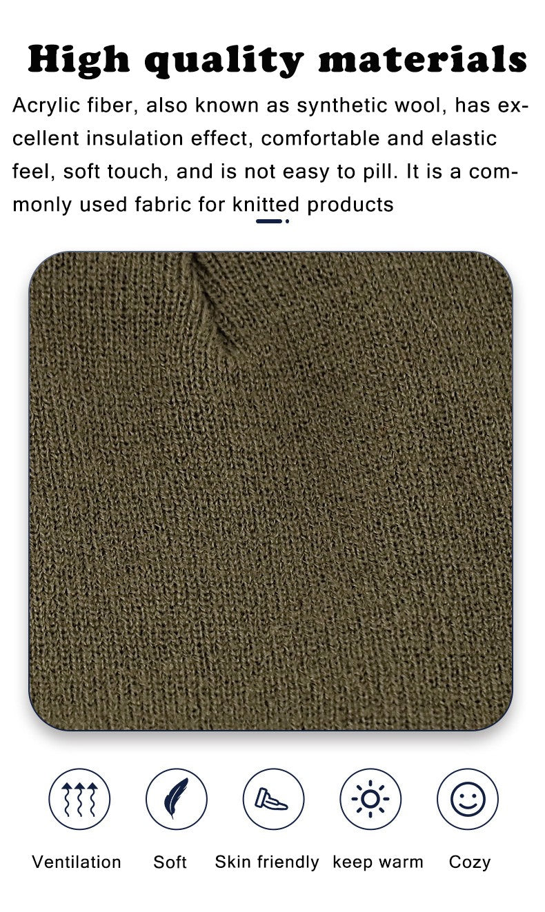 LED Light Knitted Hat Warm Elastic Beanie Autumn Winter Outdoor Sports Night Fishing Hiking Camping Glow Bonnet Unisex Headlight