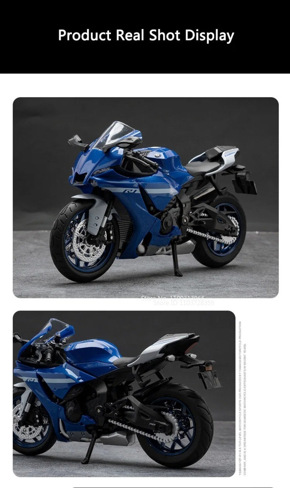 Modelos de Motocicletas 1:12 Honda CB400F R1 Carros de Brinquedo com Luz Musical Direção de Roda Miniatura de Motocicleta Ornamento de Mesa de Escritório