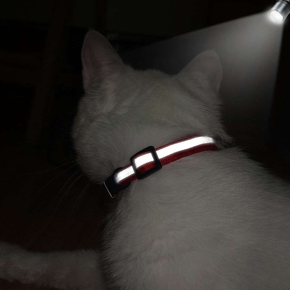 Coleira de Gato Personalizada Coleira Reflexiva para Gatos Grátis Gravação de Nome para Filhotes Gatinhos Coleira de Identificação com Sino Anti-perda Para Gatos