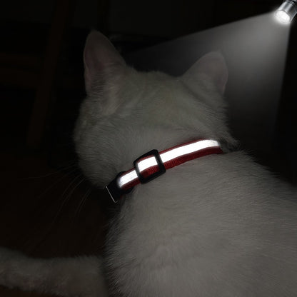 Coleira de Gato Personalizada Coleira Reflexiva para Gatos Grátis Gravação de Nome para Filhotes Gatinhos Coleira de Identificação com Sino Anti-perda Para Gatos