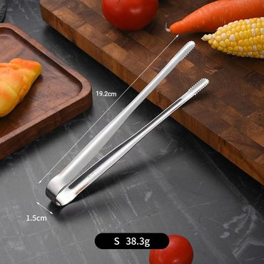 304 Stainless Steel Barbecue Clip Grill Tongs Meat Food Clip Cooking Utensils BBQ Baking Kitchen Accessories Camping Supplies