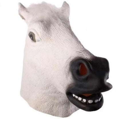 Funny Mask Prank Animal Headgear Doge Demonic Dog Headgear Mask Horse Cow Donkey Headgear Party Single Dog Mask