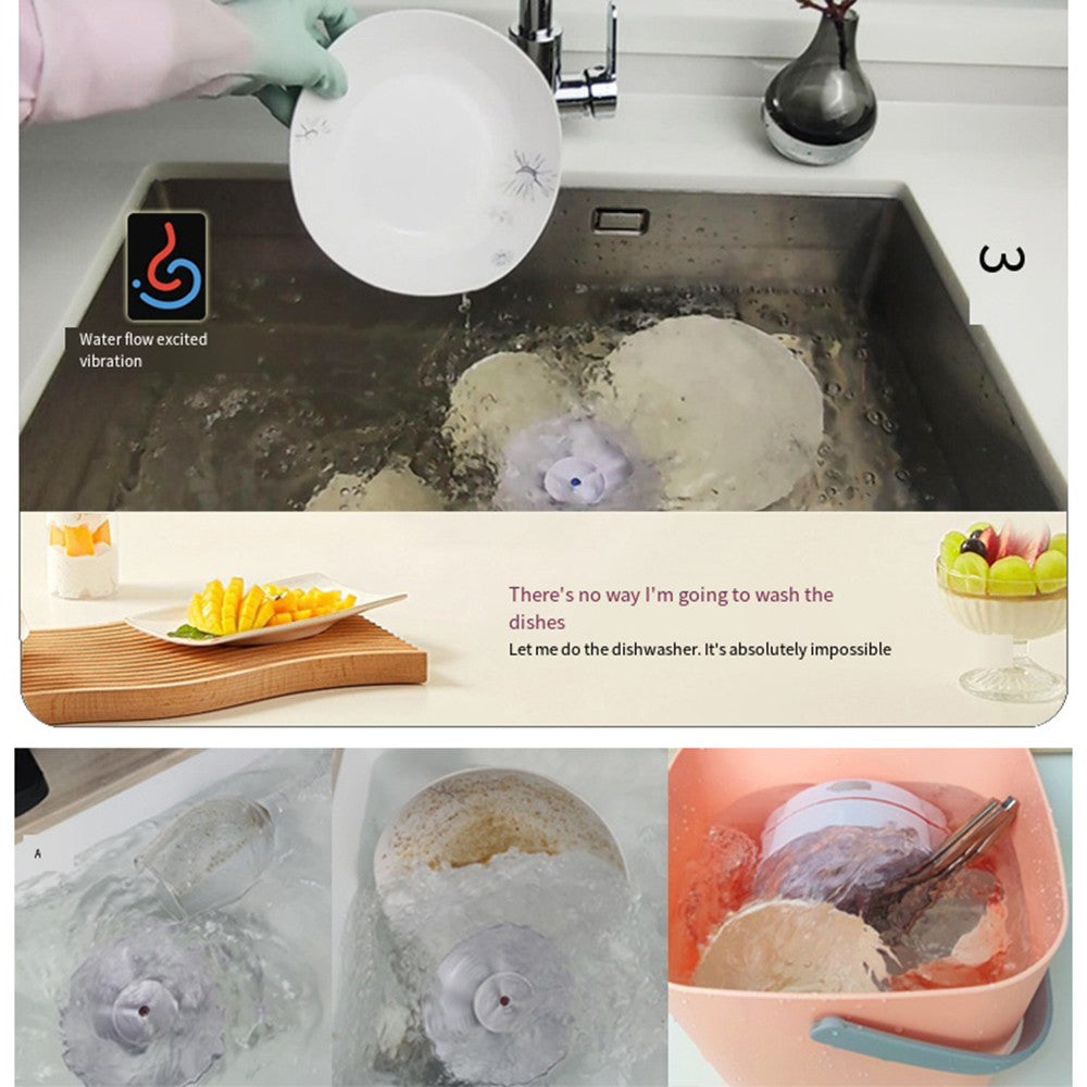 Portable Mini Ultrasonic Dishwasher USB Wireless Fruit Vegetable Dish Washer Electric Kitchen Home Dish Washing Machine Cleaner