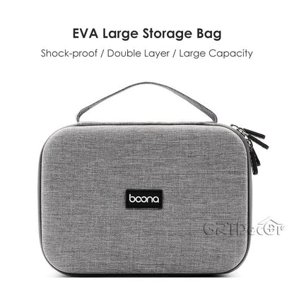 Hot Sale Waterproof Hard Shell Digital Gadgets Storage Bag Travel Organizer for Electronics Accessories HDD Earphone Storage Box