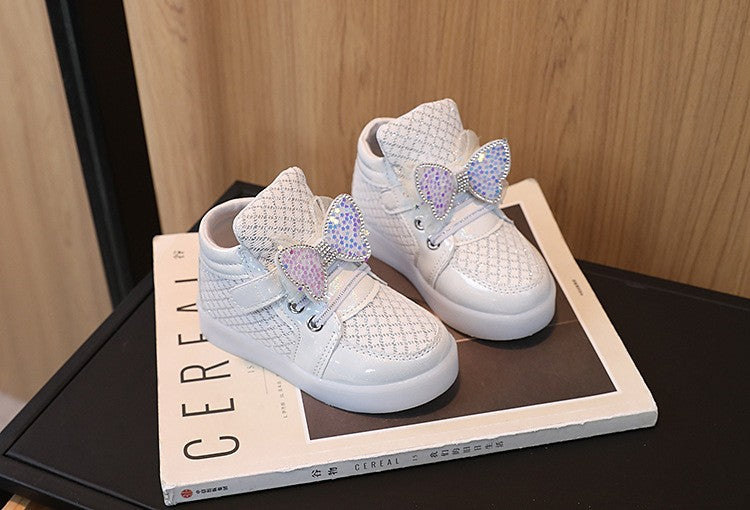 Kid Tennis 2025 Spring And Autumn Children LED Sneakers Boys Glowing Shoes kids Baby Girls Toddler Shoes with Light Up Luminous