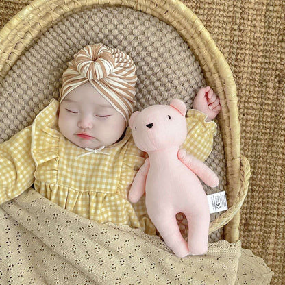 2024 New Little Bear Cloth Art Doll Cute and Creative Cloth Doll Doll Doll Adorable Baby Comfort Toy