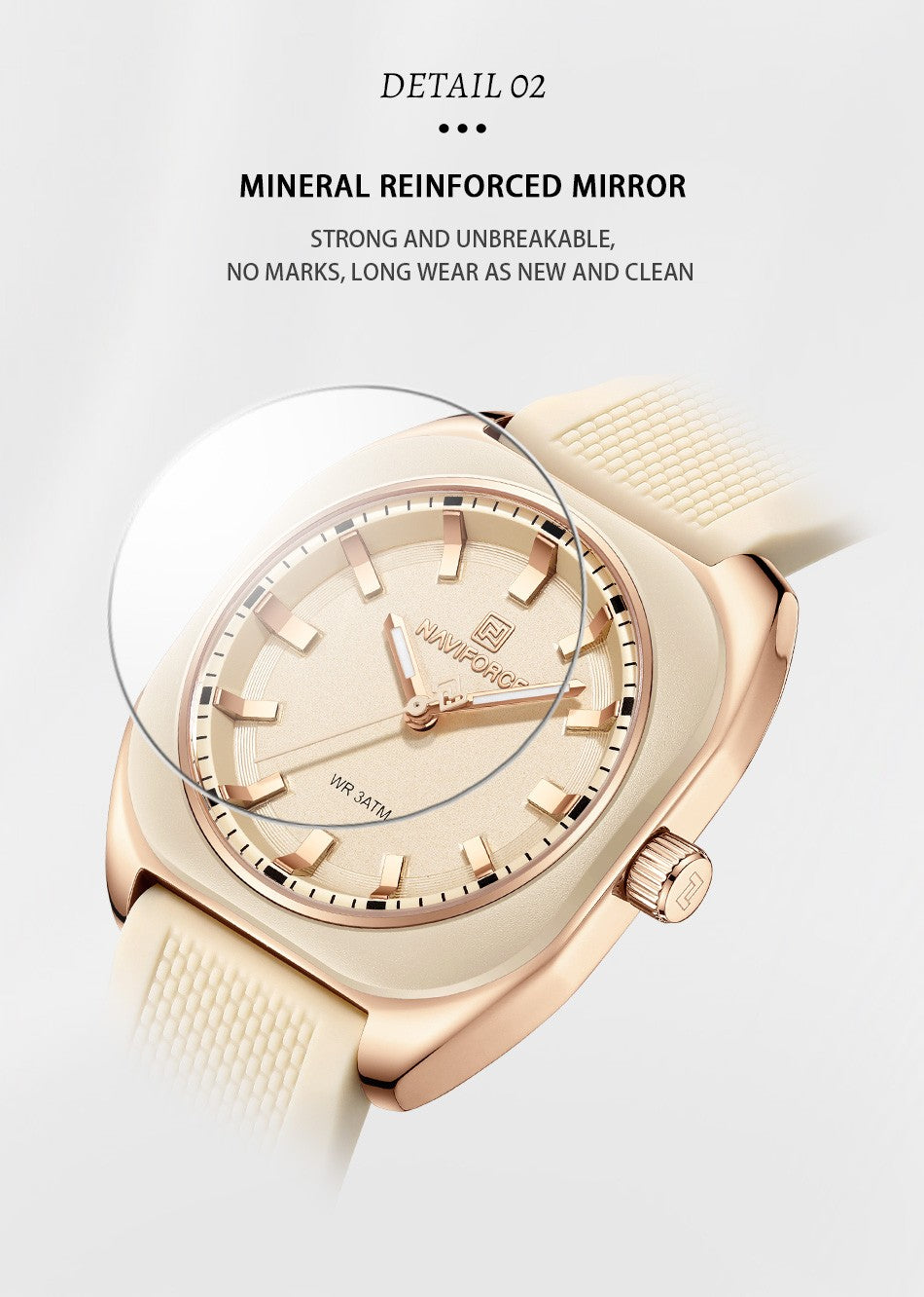 NAVIFORCE Elegant Watch For Women Fashion Quartz Wristwatch Woman Watches Ladies Festival Valentine's Day Gift Clock Reloj Mujer