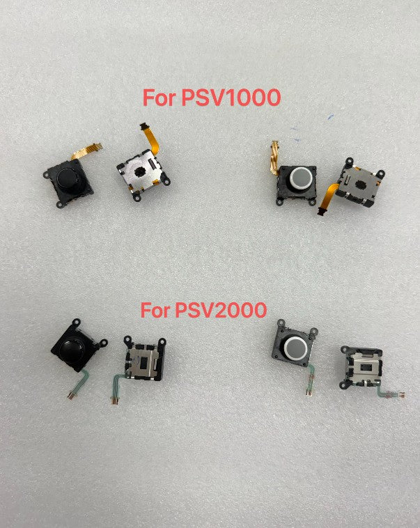 HN Original for PS Vita PSV 1000 1004 1006 Left Right 3D Analog Joystick for PSV 2000 Control Analog Joystick Button Black White
