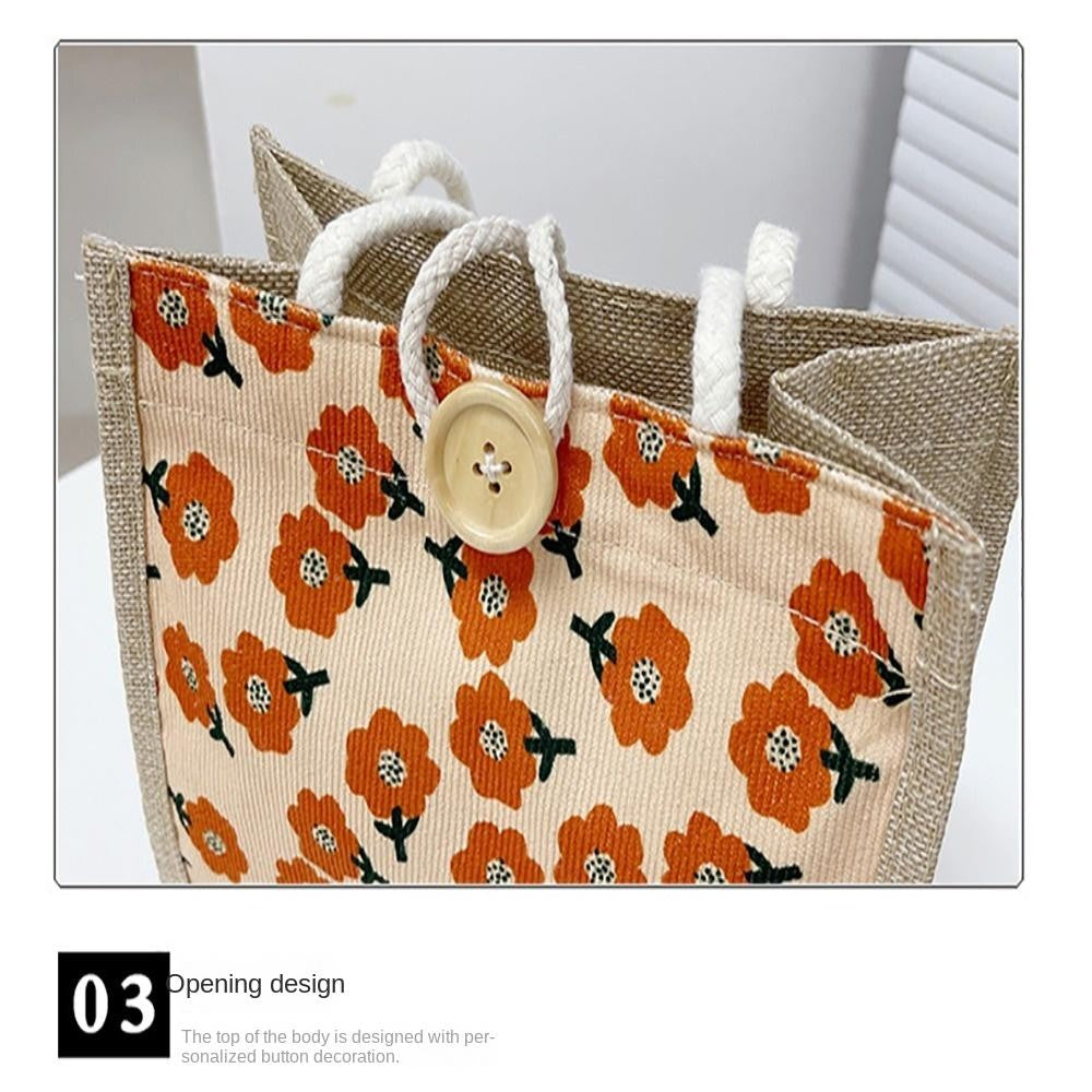 Organization Crossbody Bag Fashionable Cloth Bag Lunch Box Shoulder Bag Handbag