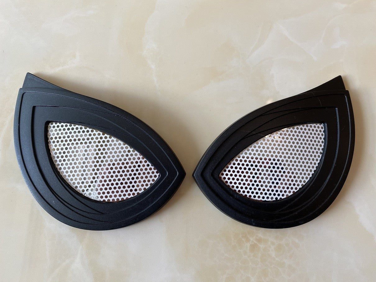 Movie Cosplay Lens Accessories For Super Bodysuit Full Mask Eyeglass Stereoscopic Color Light Halloween Carnival Party Prop Gift