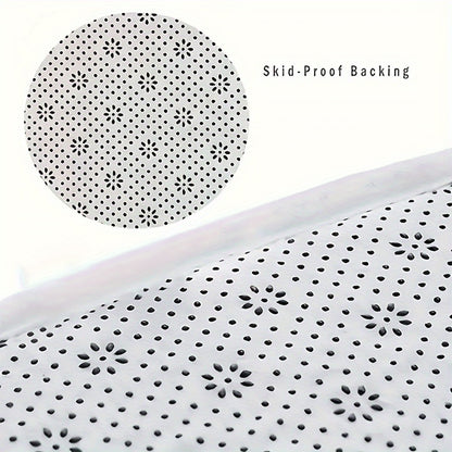 Curved bathroom mat shower room foot pad thick sponge toilet absorbent foot mat toilet non-slip mat dirt-resistant entrance mat