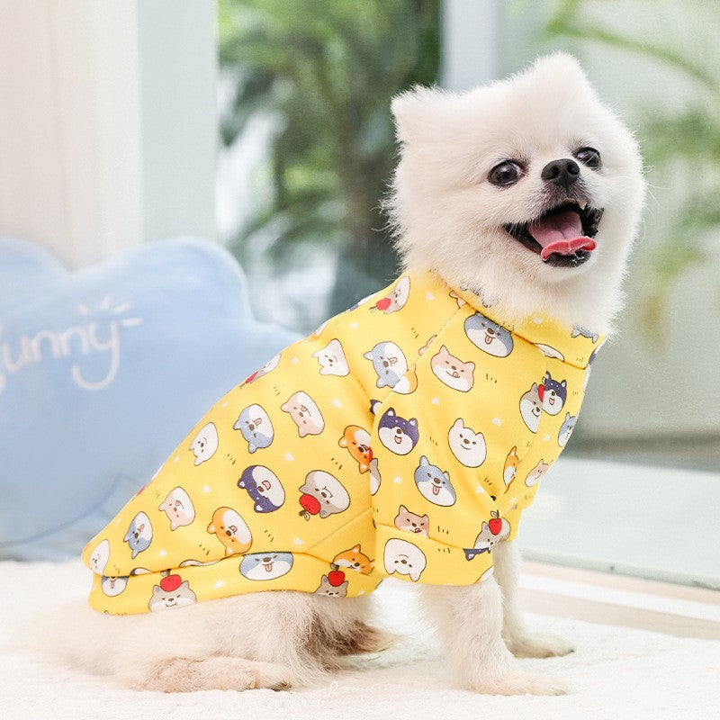 Casaco com capuz para cães pequenos, roupas quentes de inverno para animais de estimação para Bulldog Chihuahua Shih Tzu Moletom para Cães e Gatos
