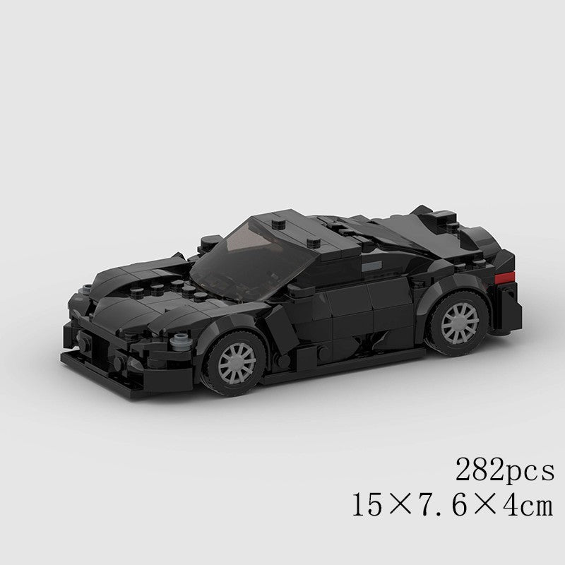 MOC Speed Sports Super Carro de Corrida Blocos de Montar DIY Tijolos Cidade Rally Técnico Grande Veículo de Corrida Presente de Natal Brinquedo