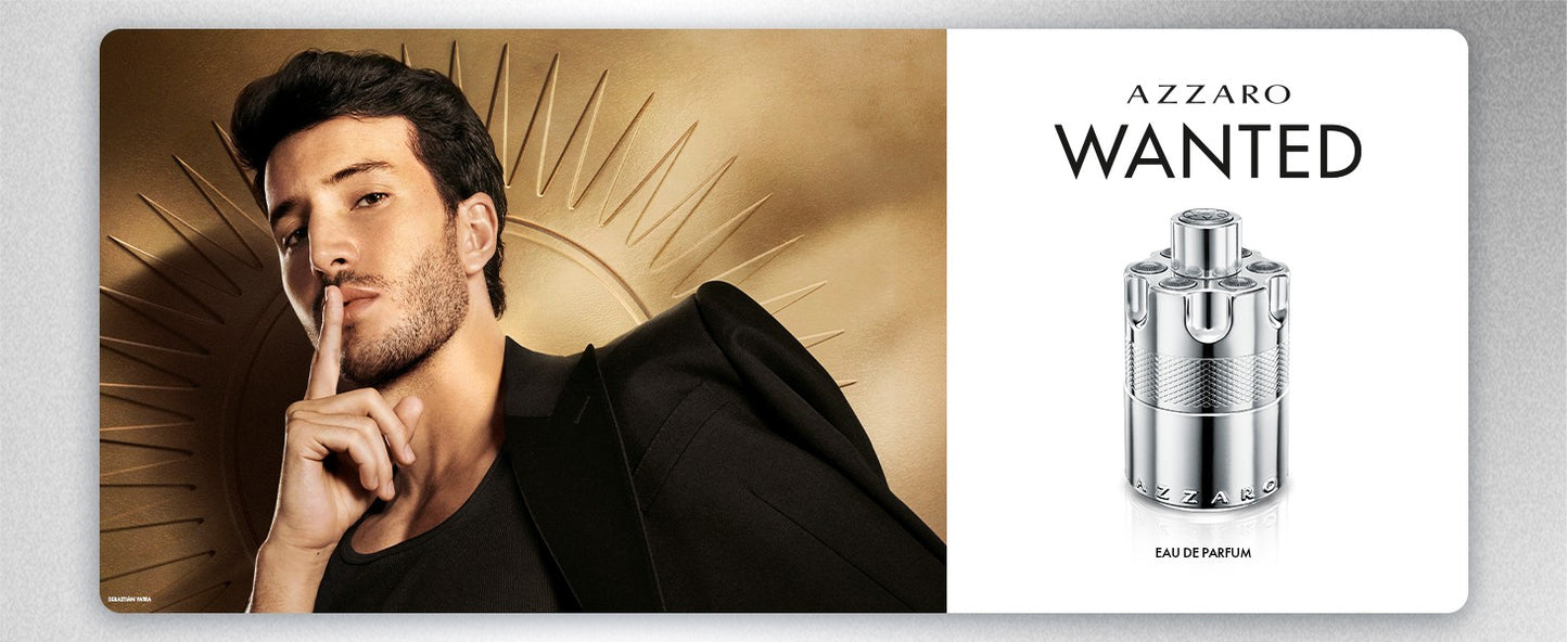 Azzaro Wanted Eau De Parfum - Fragrância Amadeirada, Aromática e Picante - Notas Frescas - Longa Duração - Perfumes de Luxo para Homens
