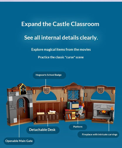 Blocos de montar Lego Castelo de Hogwarts 76445 Fênix de Dumbledore 76448 brinquedos infantis de montar presentes de Natal
