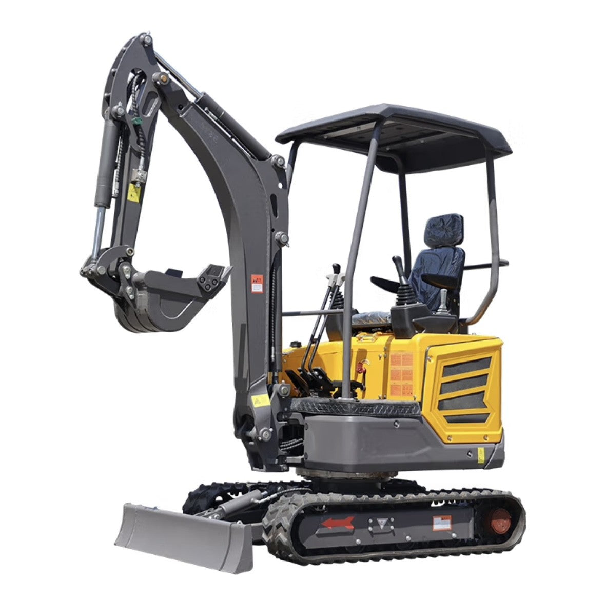 Mini Escavadeira Diesel Personalizada 1600kg para Agricultura, Pomar, Vala, 1ton, 1.6ton