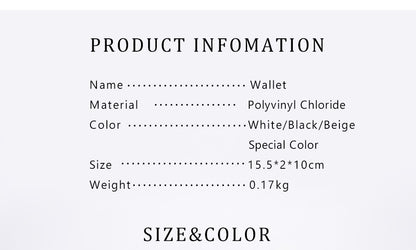 Printed Women's Long Wallet Luxury Brand Retro Classic PVC Material 2025 New Fashionable Simple Card Bag