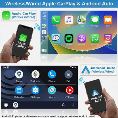 Rádio Estéreo de Carro com Tela Sensível ao Toque Rotativa de Alta Qualidade de 10,1 polegadas Android 13 2+64G 1 DIN GPS Navi BT FM RDS WIFI USB EQ SWC com Microfone