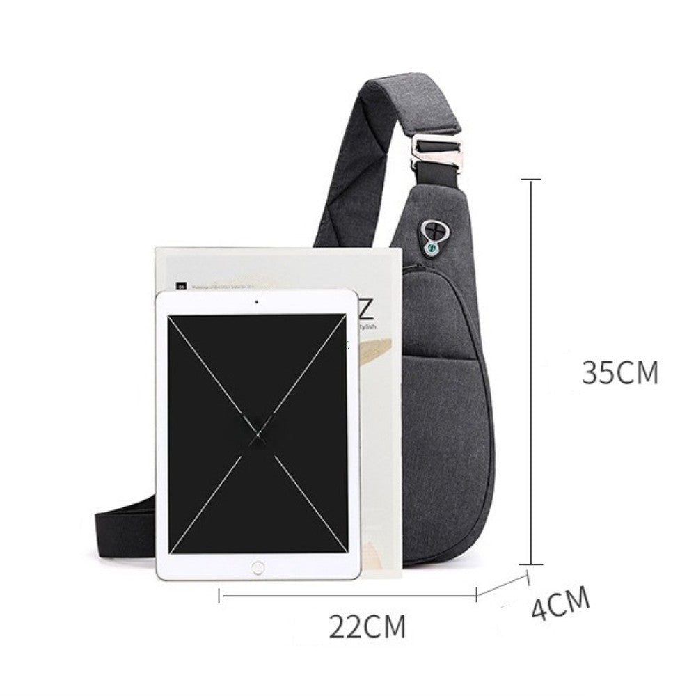 Sling Bag - Anti-theft Crossbody Shoulder Bag for Men and Women Sling Chest Crossbody Bag for Travel, Sport, Work Casual Daypack