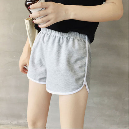 Summer Men and Women casual loose straight shorts lady stylish thin breathable wide leg gym short pants Women yoga Shorts
