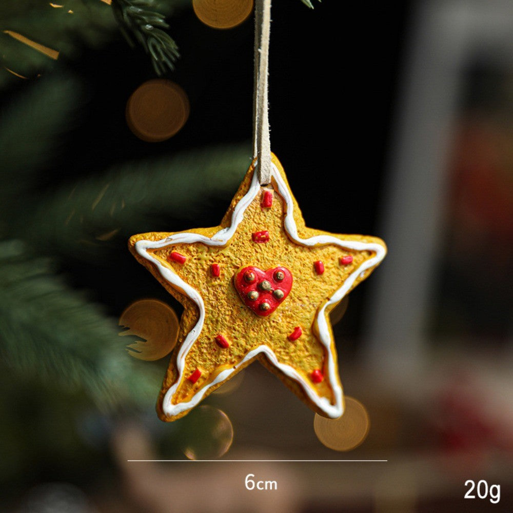 New Christmas Resin Pendant Horse Xmas Tree Decoration Christmas Socks Gift House DIY Kids Toys Gifts Xmas Ornaments