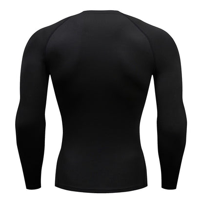 Men Running Compression T-shirt Long sleeves Sport Tees Gym Fitness Sweatshirt Male Jogging Tracksuit Homme Athletic Shirt Tops