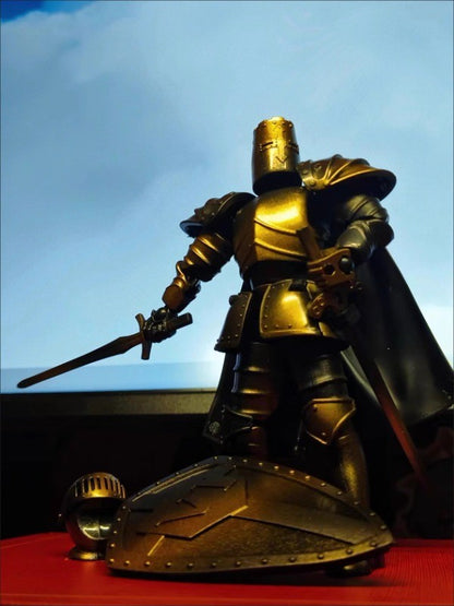 Medieval Knight  Lucky 13 Doll Figure Movable Joint Puppet Joint Building Block 3D Assembled Boy Toy Gift Building Blocks