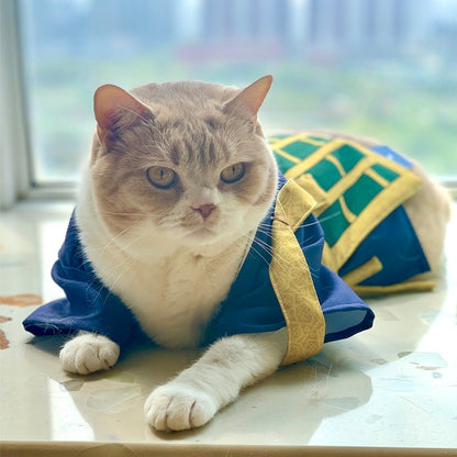 Geto Suguru Fantasia Cosplay para Animais de Estimação Casaco Desenho Animado Anime Gato Cachorro Roupa de Festa Adorável Roupa para Animais de Estimação Natal Halloween Adereços Fotográficos para Animais de Estimação
