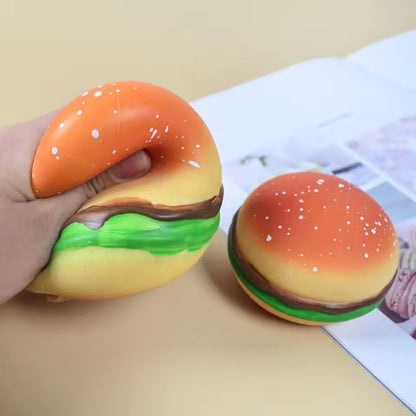 1/2/3Pcs Squishy Hamburger Stress Ball Autism Sensory Toy Stress & Anxiety Relief Toys Pinch Decompression Toy Party Gifts