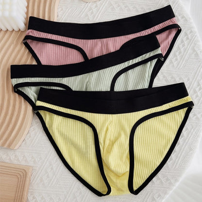 Men's Sexy Briefs Male Pouch U Convex Underwear Modal Soft Brief  Absorbent Elastic Shorts Breathable Underpants MU094