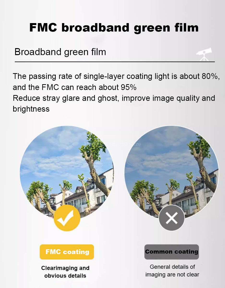 Telescópio Portátil Zoom HD 80X100 Dobrável de Longa Distância Mini Telescópio Potente para Caça Esportes Acampamento ao Ar Livre Viagens