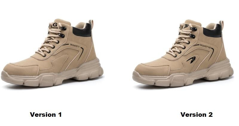 Botas de Segurança Masculinas com Biqueira de Aço Indestrutíveis para Construção Botas de Segurança à Prova de Perfurações Calçados de Trabalho Masculinos Protetores